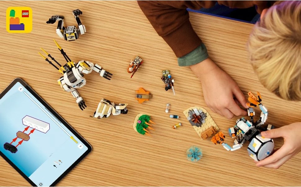 Set ndërtimi LEGO Horizon Adventures 77037, Aloy & Varl kundër Shell-Walker & Sawtooth, 768 pjesë, shumëngjyrësh