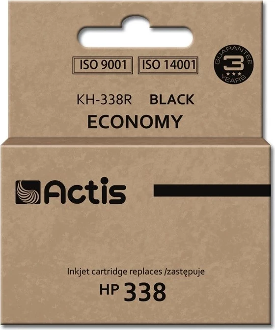 Bojë zëvendësese Actis KH-338R ink për HP 338 C8765EE, 15ml, e zezë