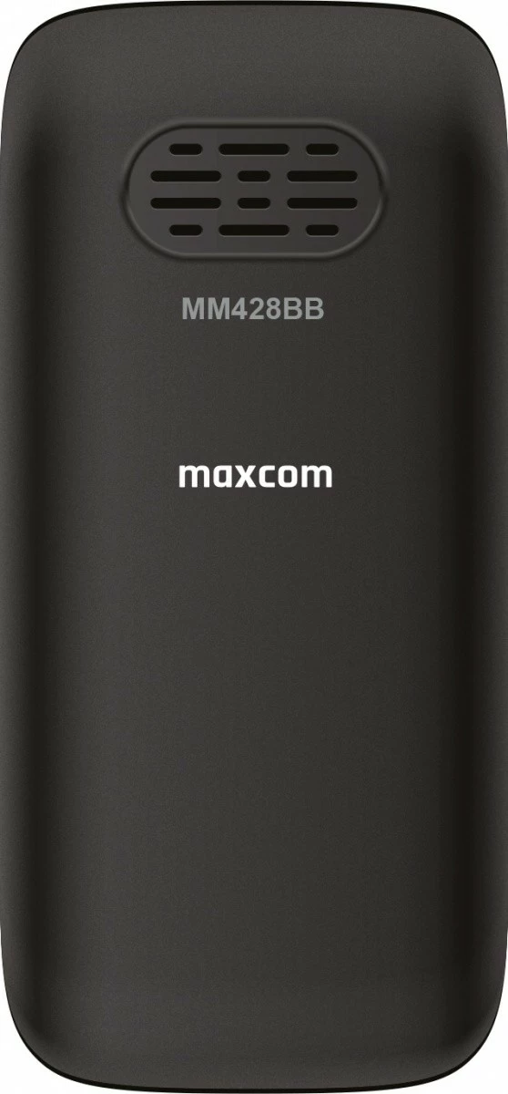 Celular Maxcom MM428L BB POLIPHONE, butona të mëdhenj, i zi