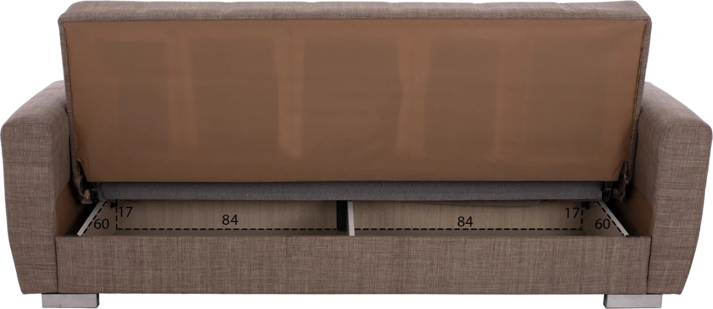 Sofabed 3-vendësh, ngjyrë bezhë, FH3240.02, 215x80x77 cm