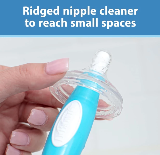 Furçë për pastrimin e biberonave  Soft Touch Dr. Brown's, blu