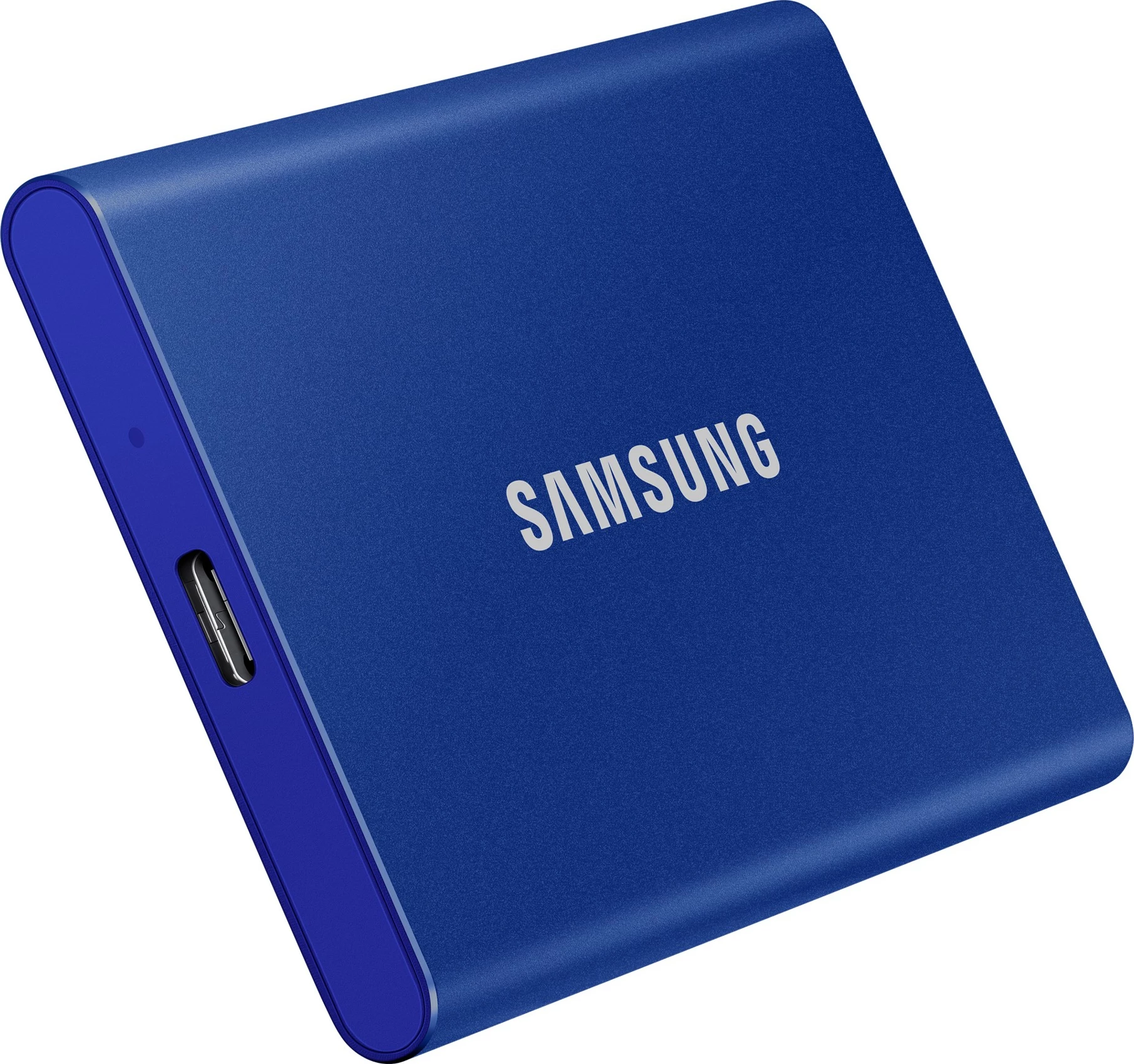 SSD portabël Samsung T7, 1 TB, USB Type-C, 3.2 Gen 2, Blu