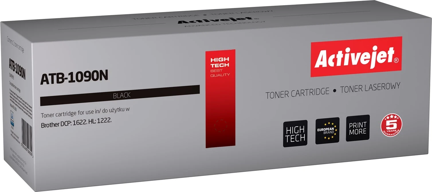 Toner zëvendësues Activejet ATB-1090N për printer Brother, i zi