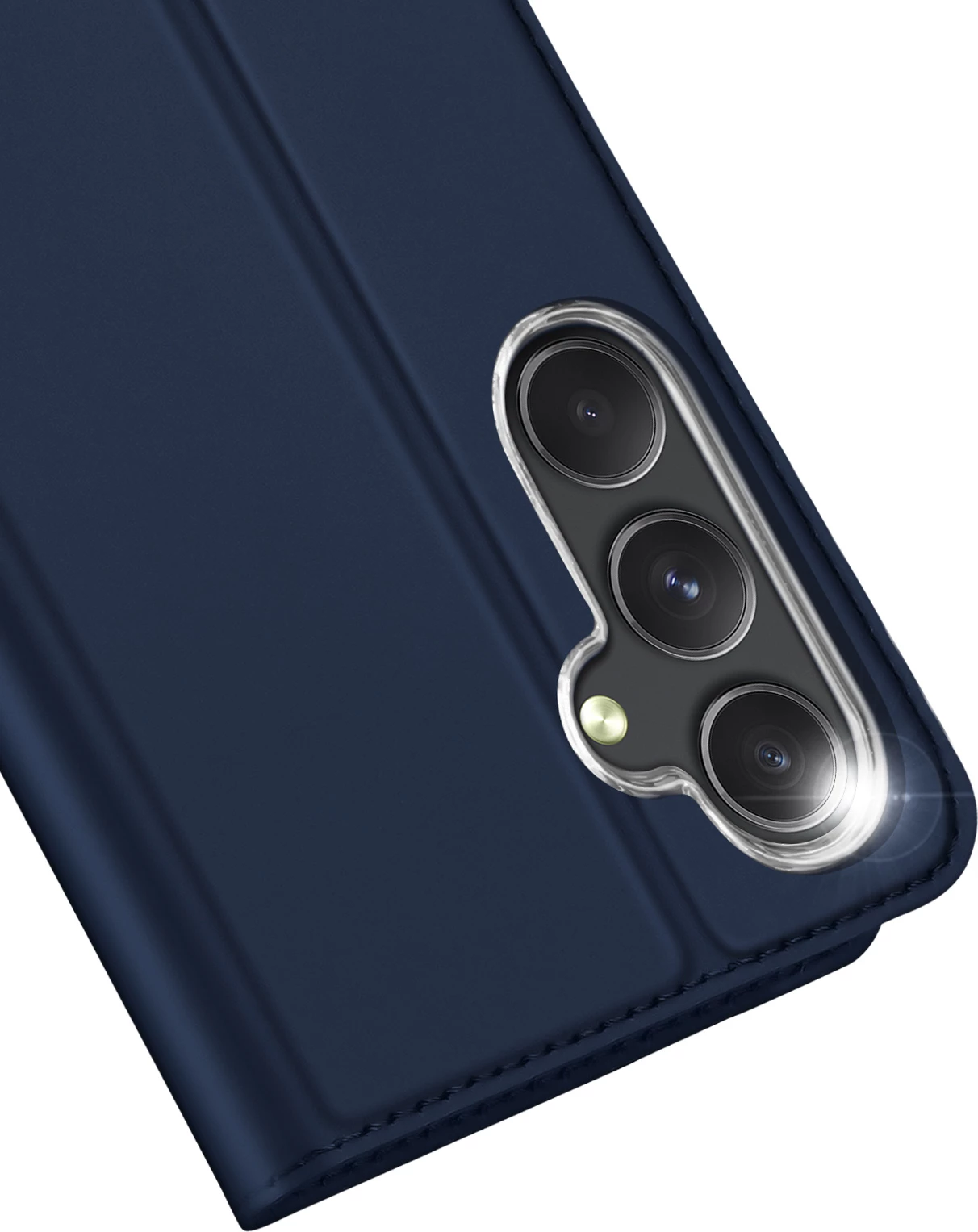 Mbështjellës Dux Ducis Skin Pro për Samsung Galaxy S23 FE, me xhep kartelash, me stand, Kaltër