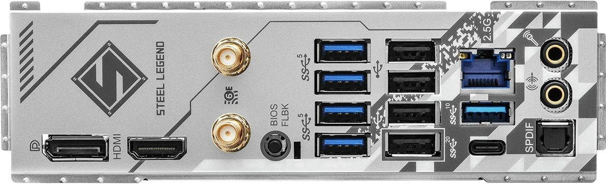 Pllakë amë ASRock B650 Steel Legend WiFi, Socket AM5, DDR5, ATX, Bardhë