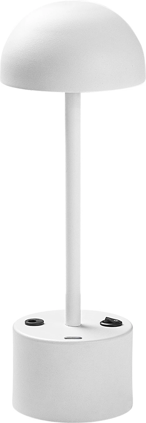 Llambë tavoline Opviq, Sept - 13372, e bardhë, metalike