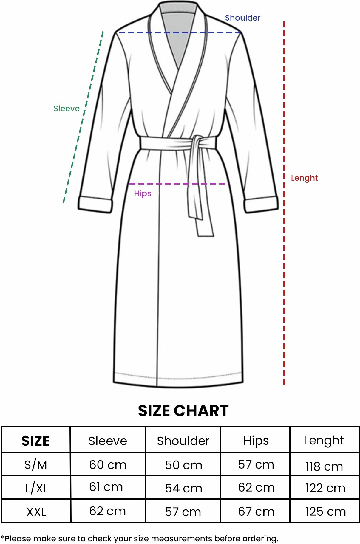 Rrobdeshamber uniseks Mijölnir, kimono, ngjyrë gri