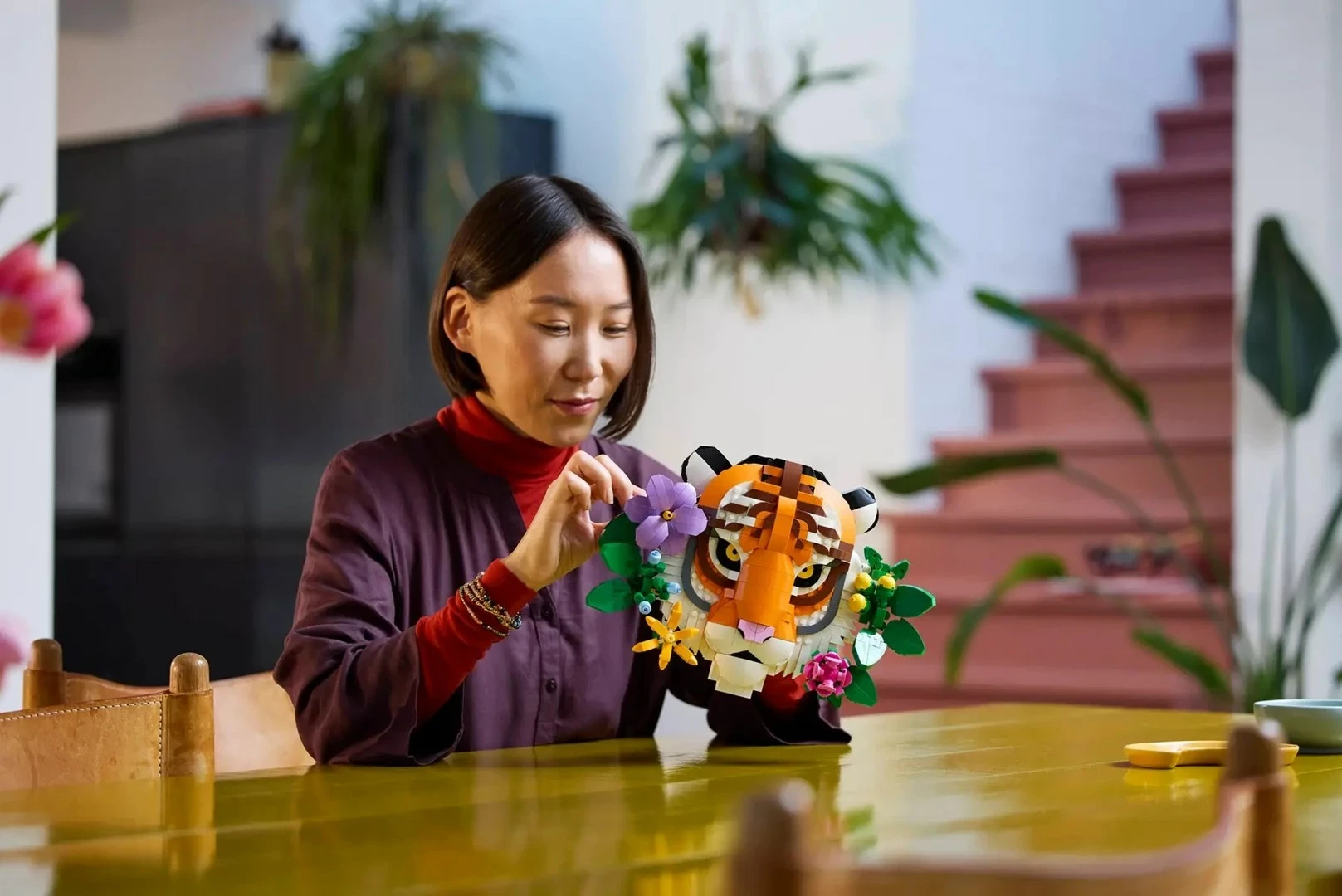Set LEGO ART The Fauna Collection Tiger 31217 për të rritur, 744 pjesë