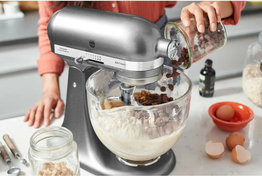 Mikser qëndrues KitchenAid 5KSM185PSEMS 4.8L, silver