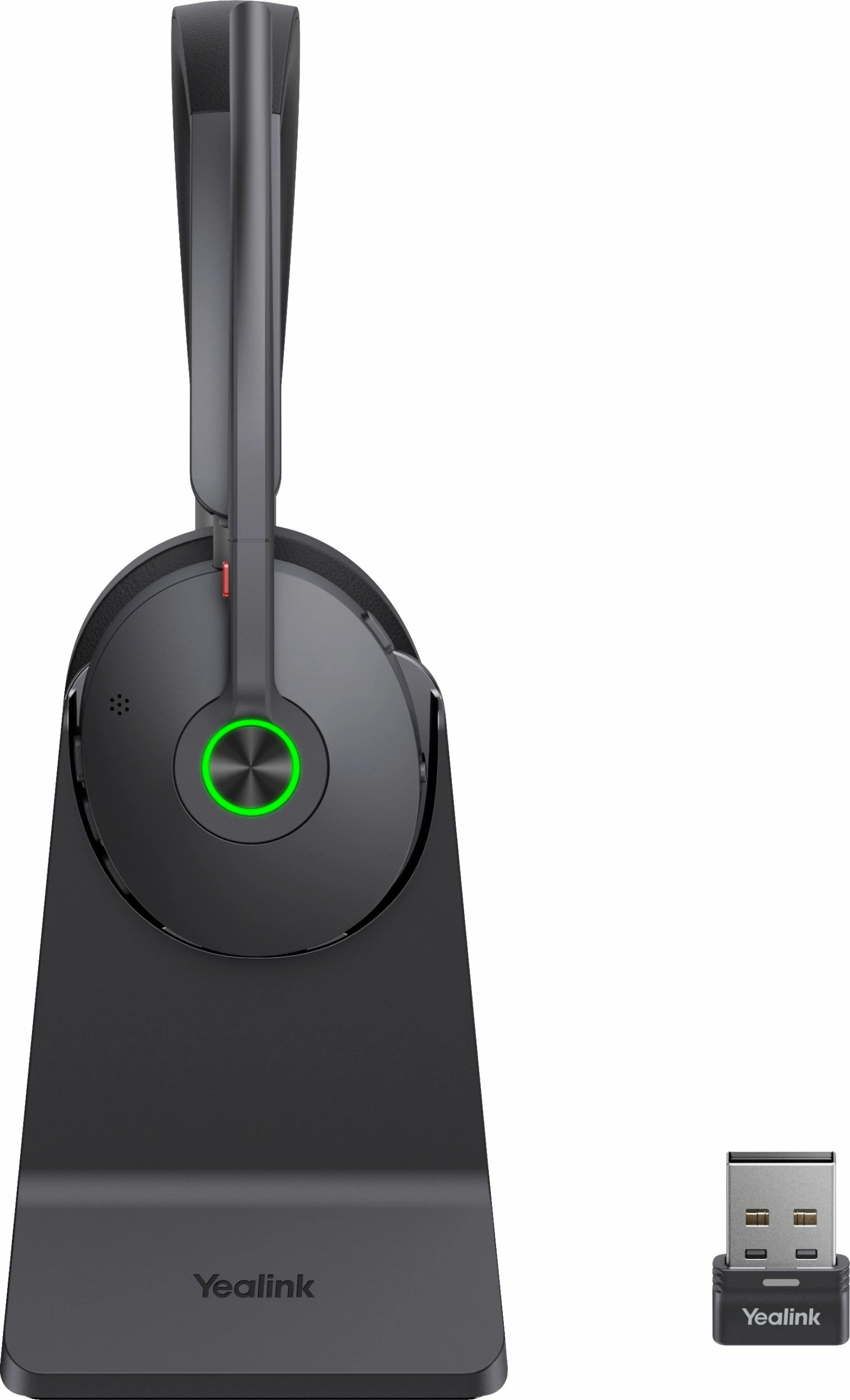 Kufje Yealink BH74 Bluetooth me ANC, me mikrofon, me stendë, të zeza