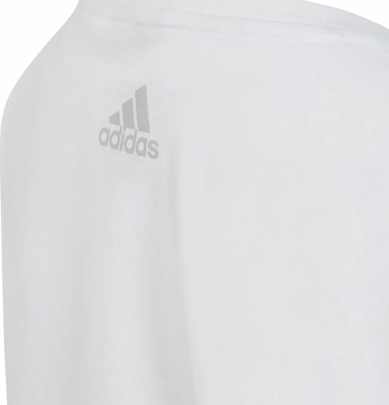 Maicë adidas për vajza, e bardhë