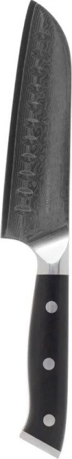 Thikë Santoku Kohersen Elegance Ebony Wood, 12.7 cm, çelik Damascus