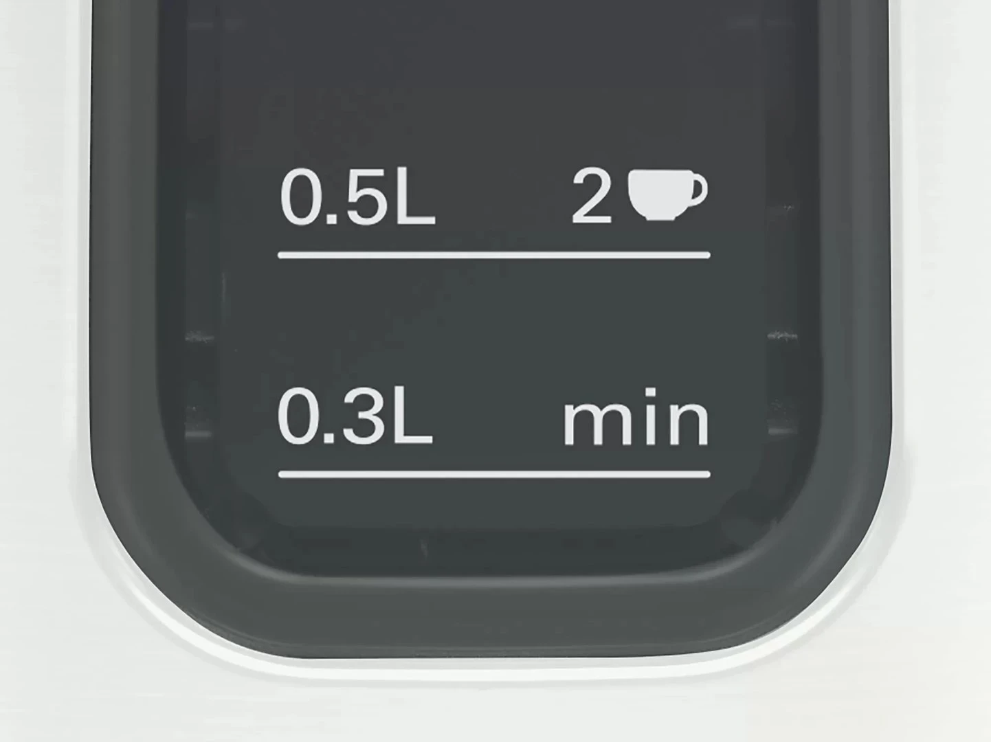 Vluese uji Bosch DesignLine, 1.7 L, 2400 W, e zezë