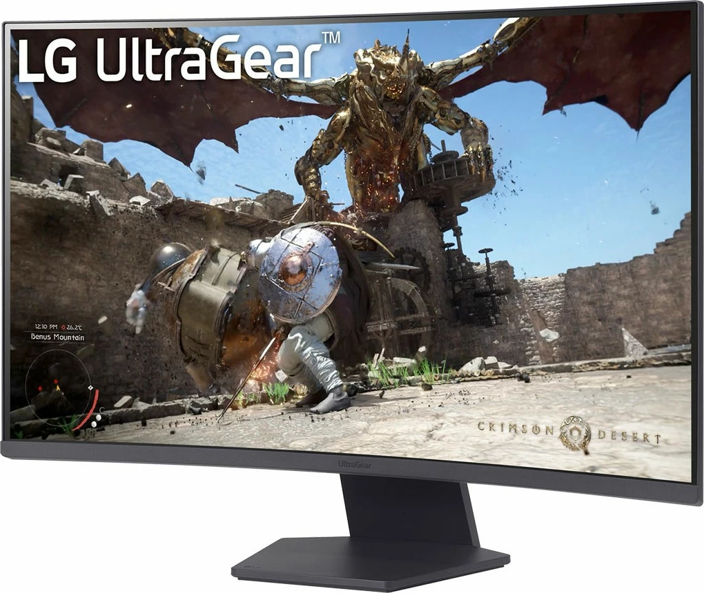 Monitor LG UltraGear 32GS60QC-B, 32 inç, QHD, 180Hz, 1ms, HDR10, i zi