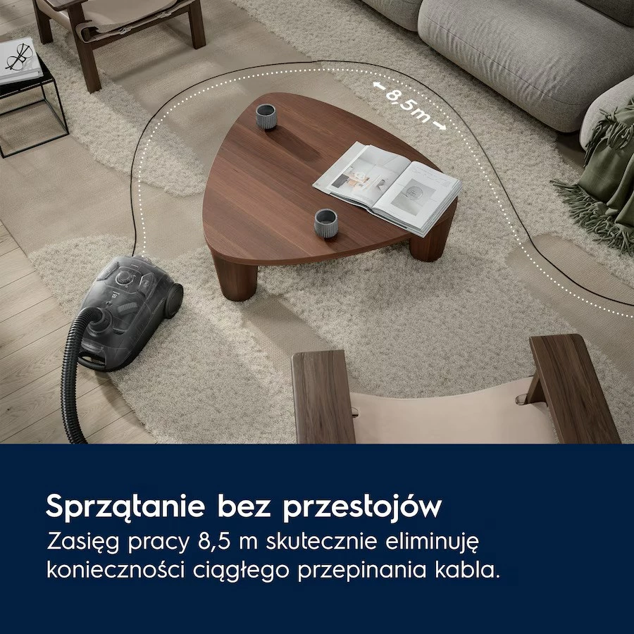 Fshesë me thasë Electrolux EB51C1OG, 750 W, Blu