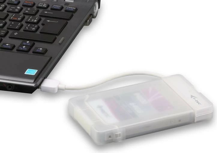 Kasë i-tec MySafe USB 3.0 Easy, për HDD/SSD 2.5", e bardhë