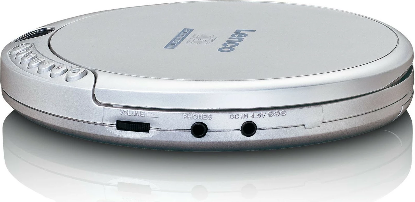 CD player Lenco CD-201, MP3, LCD, kufje, argjend