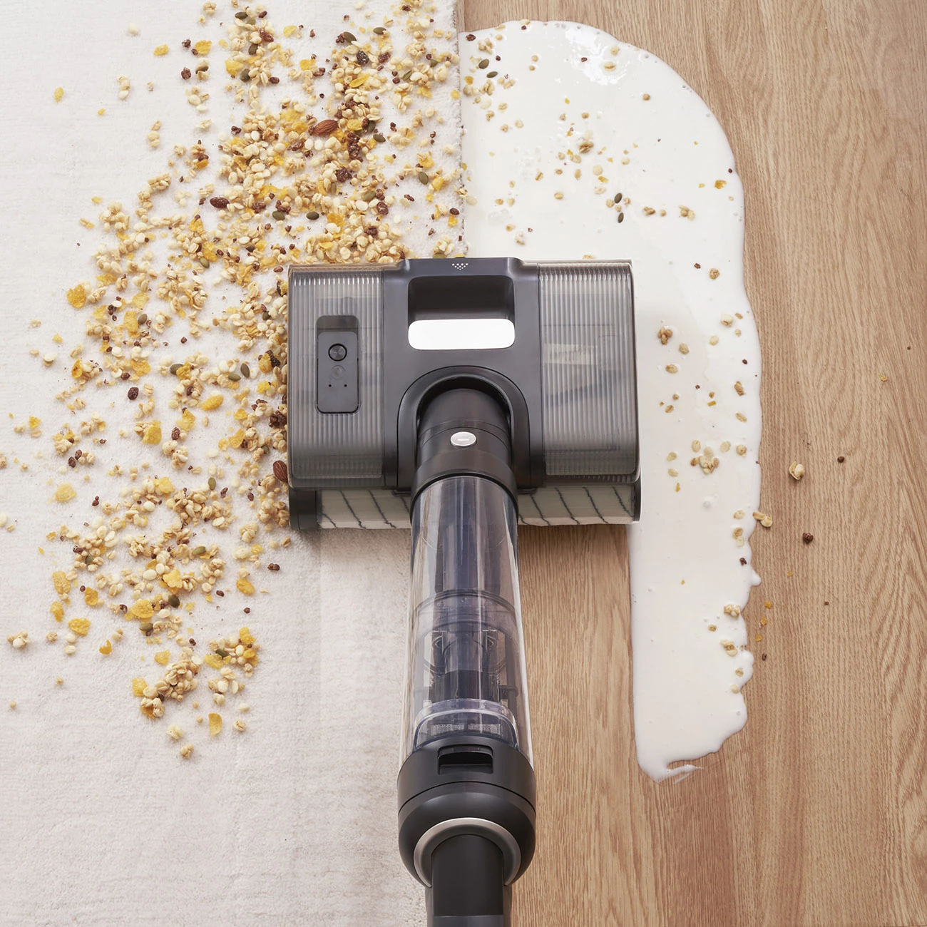 Pastrues me vakum dhe lavatriçe JIMMY PW11 Pro, pa kabllo, 460W, 4600mAh, argjend/zi