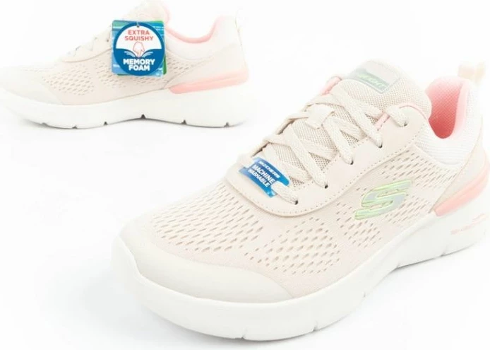 Atlete për femra Skechers, bezhë