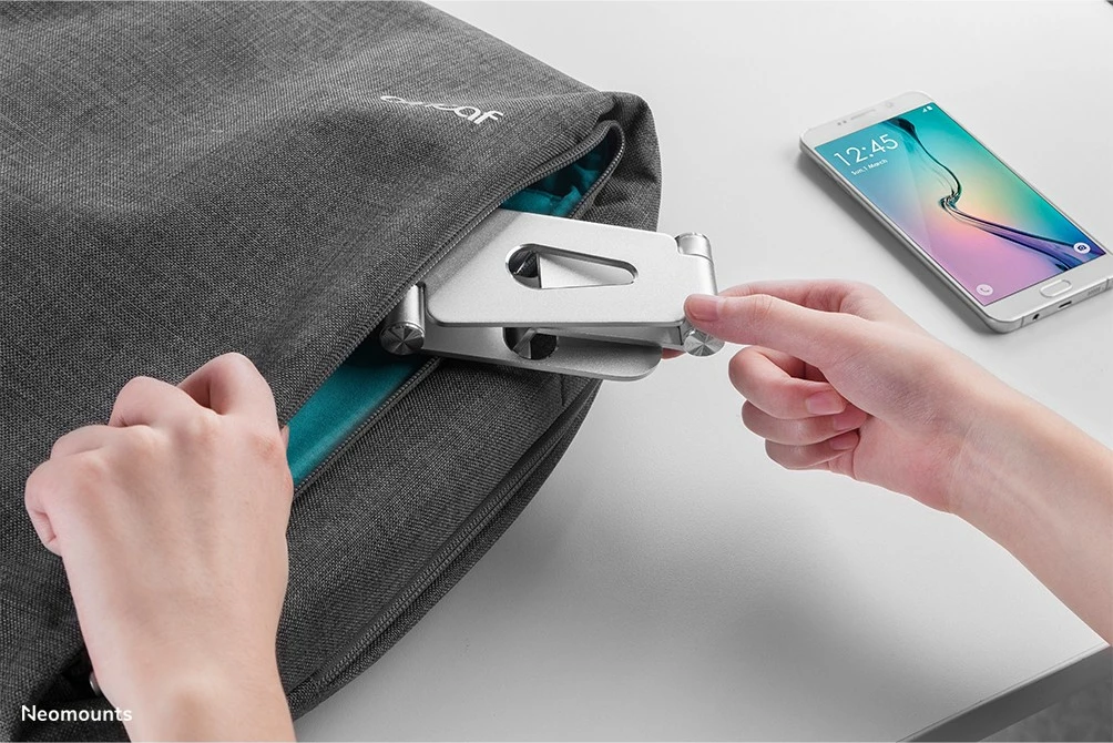 Mbajtës telefoni Newstar DS10-160SL1, i palosshëm, ngjyrë argjendi