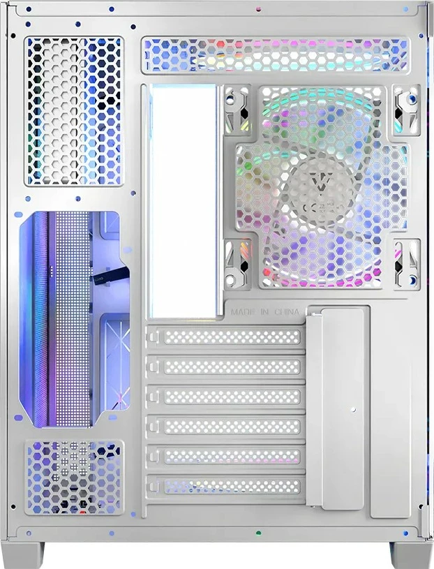 Kasë MODECOM Volcano Panorama APEX ARGB 3F Midi, e bardhë