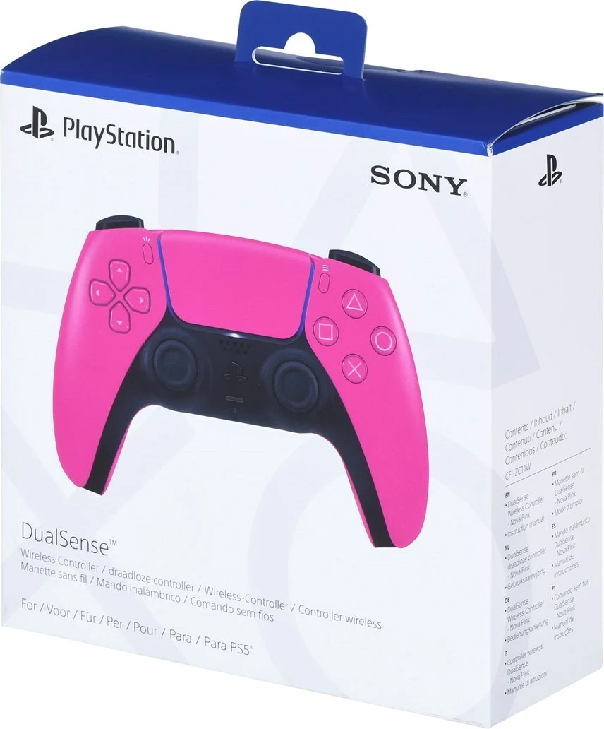 Gamepad Sony DualSense për PS5, Bluetooth/USB, Rozë