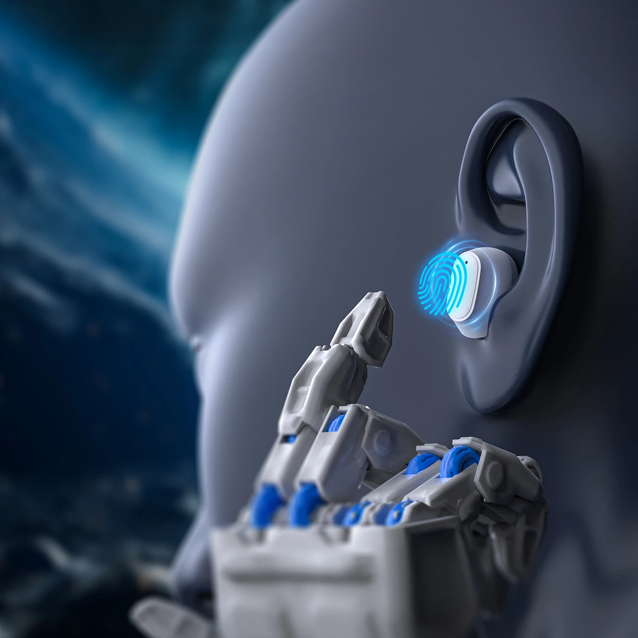 Kufje TWS Choetech MEMS BH-T23-WH, Bluetooth 5.3, USB-C, Bardhë