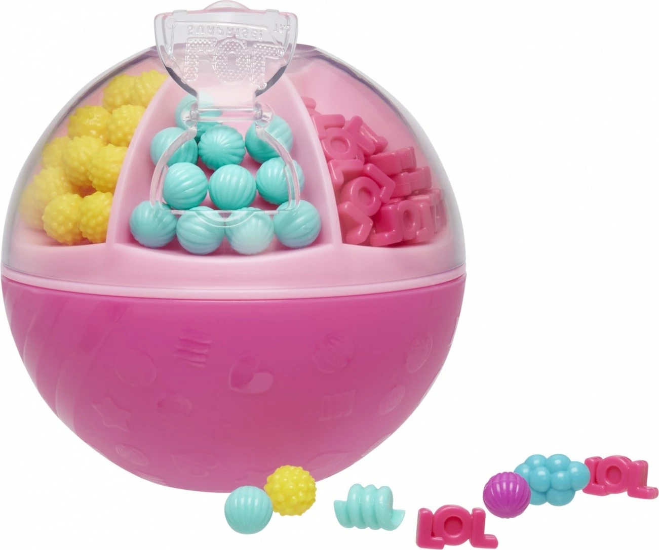 Set rruaza flokësh L.O.L. Surprise Hair Beads Tots, 64+ copë, për vajza