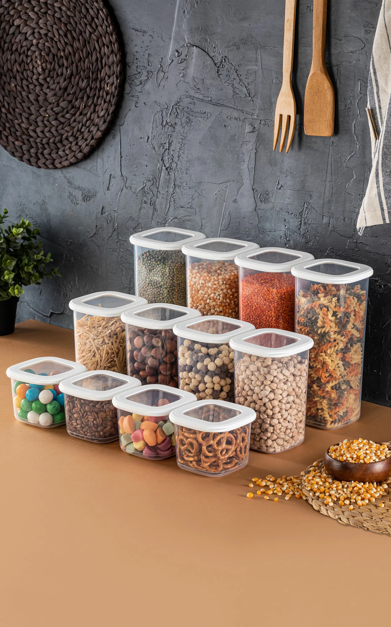 Set kuti për organizim (12 copë), Hermia, BNMPOLYWS12-51217