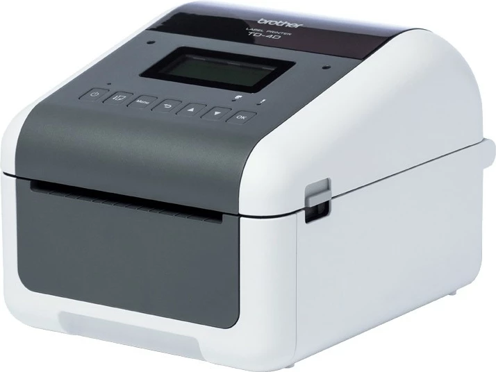 Printer etiketash Brother TD-4550DNWB, 300x300 DPI, Wi-Fi/Bluetooth, gri/bardhë