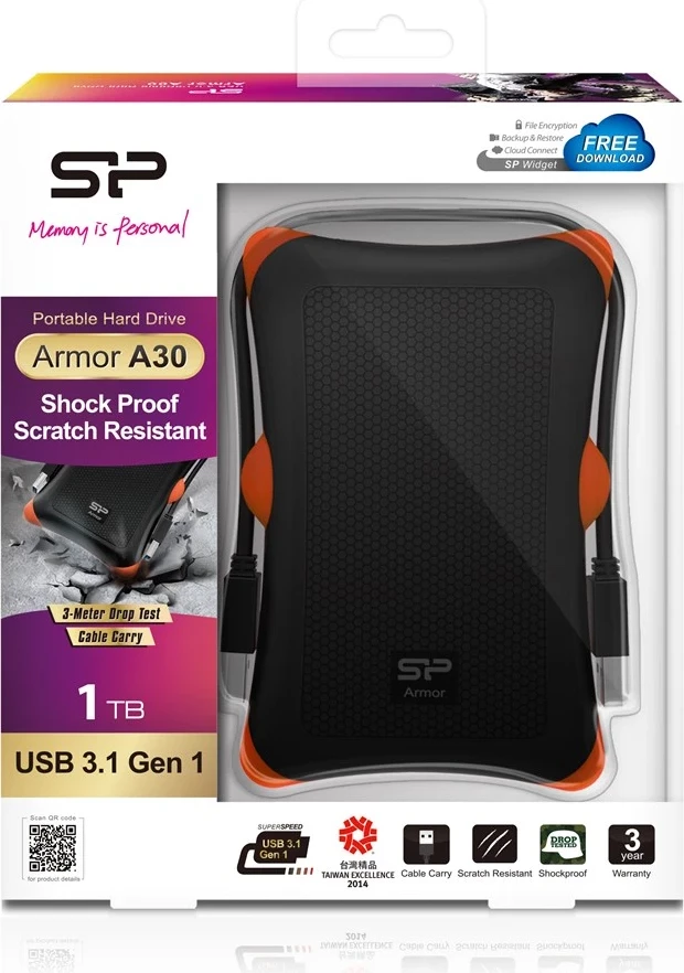 Disk HDD Silicon Power Armor A30, 1TB, i zi