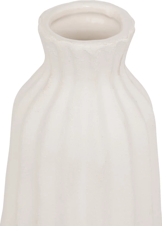 Vazo Vazy qeramike ngjyrë e bardhë D13x30cm