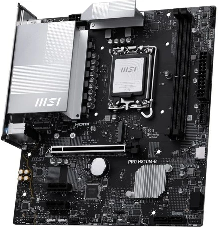 Pllakë amë MSI PRO H810M-B, Socket 1851, micro ATX