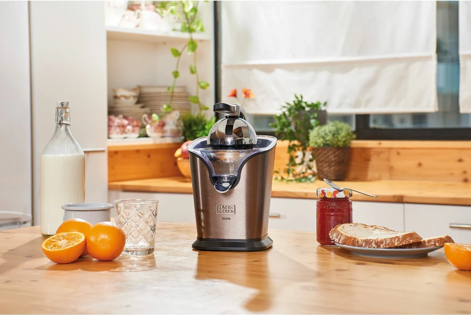 Shtrydhëse agrumesh Black+Decker BXCJ100E 100 W 250 ml, gri