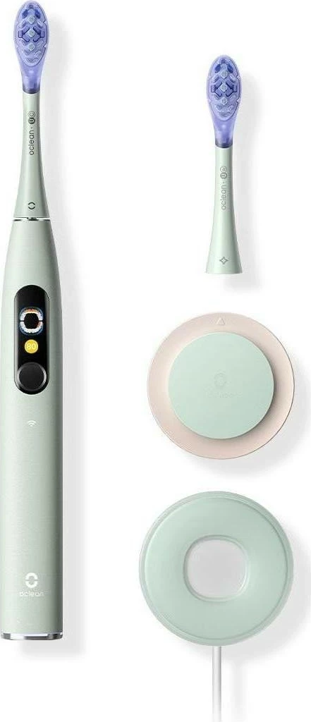 Furçë dhëmbësh sonike Oclean X Ultra 20, 32 nivele intensiteti, 5 mënyra pune, e gjelbër