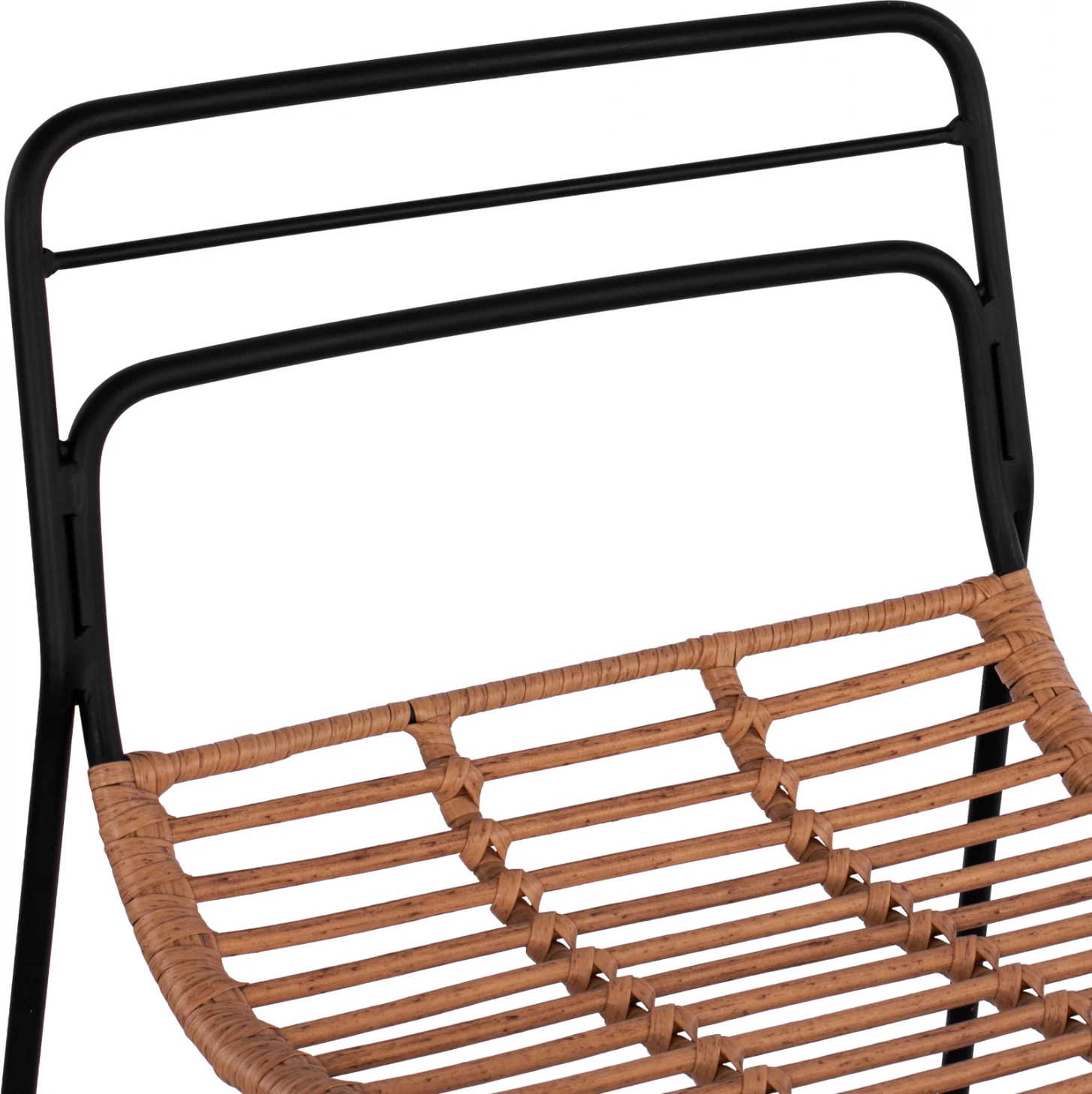 Karrige për bar Allegra FH5642 me thurje, ngjyrë bezhë, 48x53x100 cm