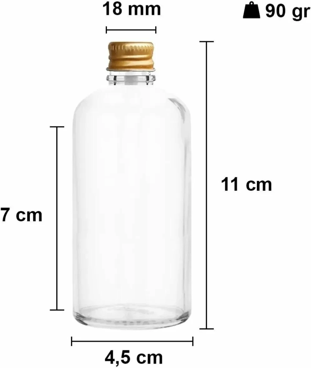 Set shishe qelqi (12 copë), Hermia Concept, Tu-100Ccgoldmetal