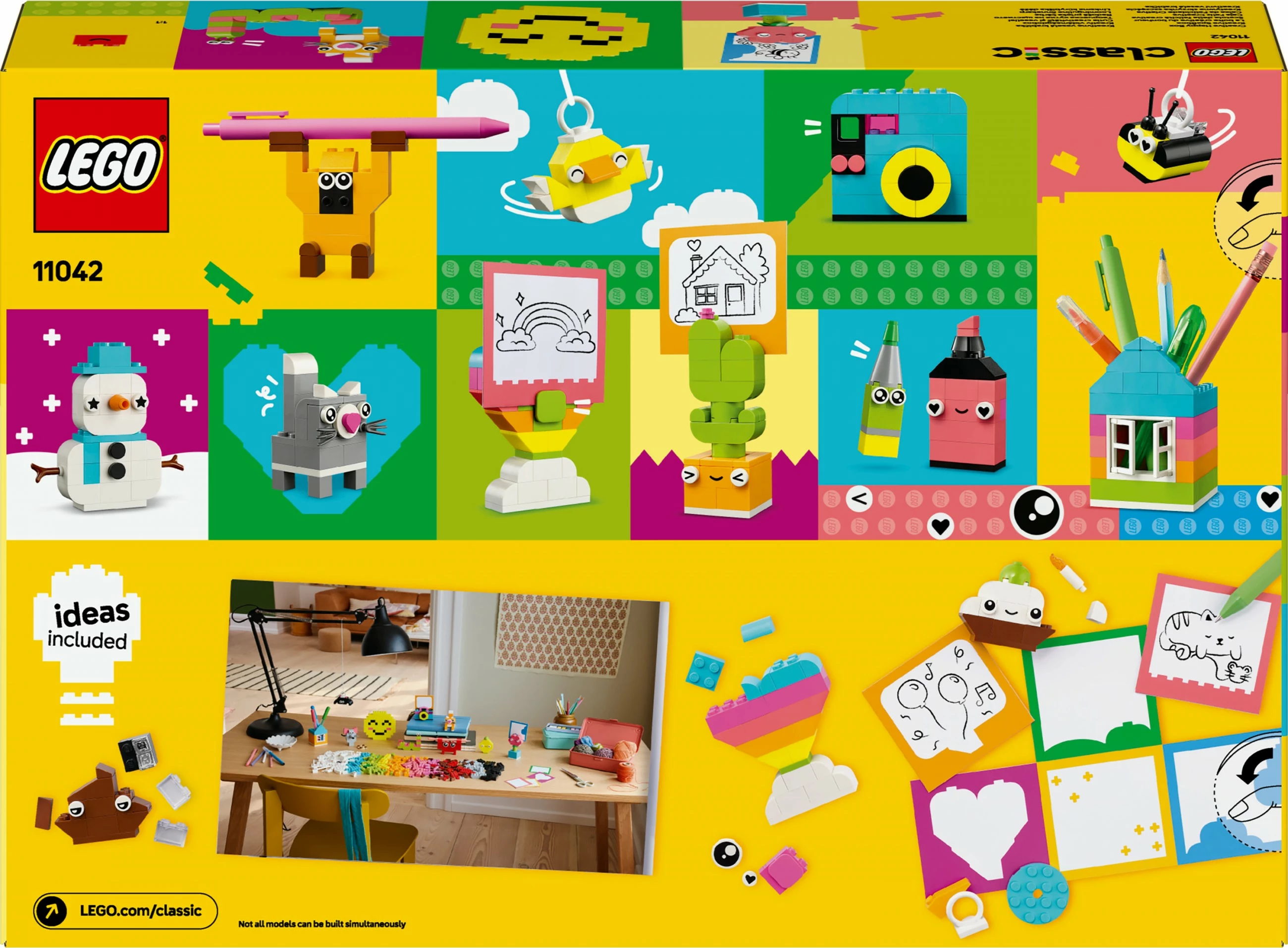 Set ndërtimi LEGO Classic 11042 Kreative Spabox 680 pjesë multikolor