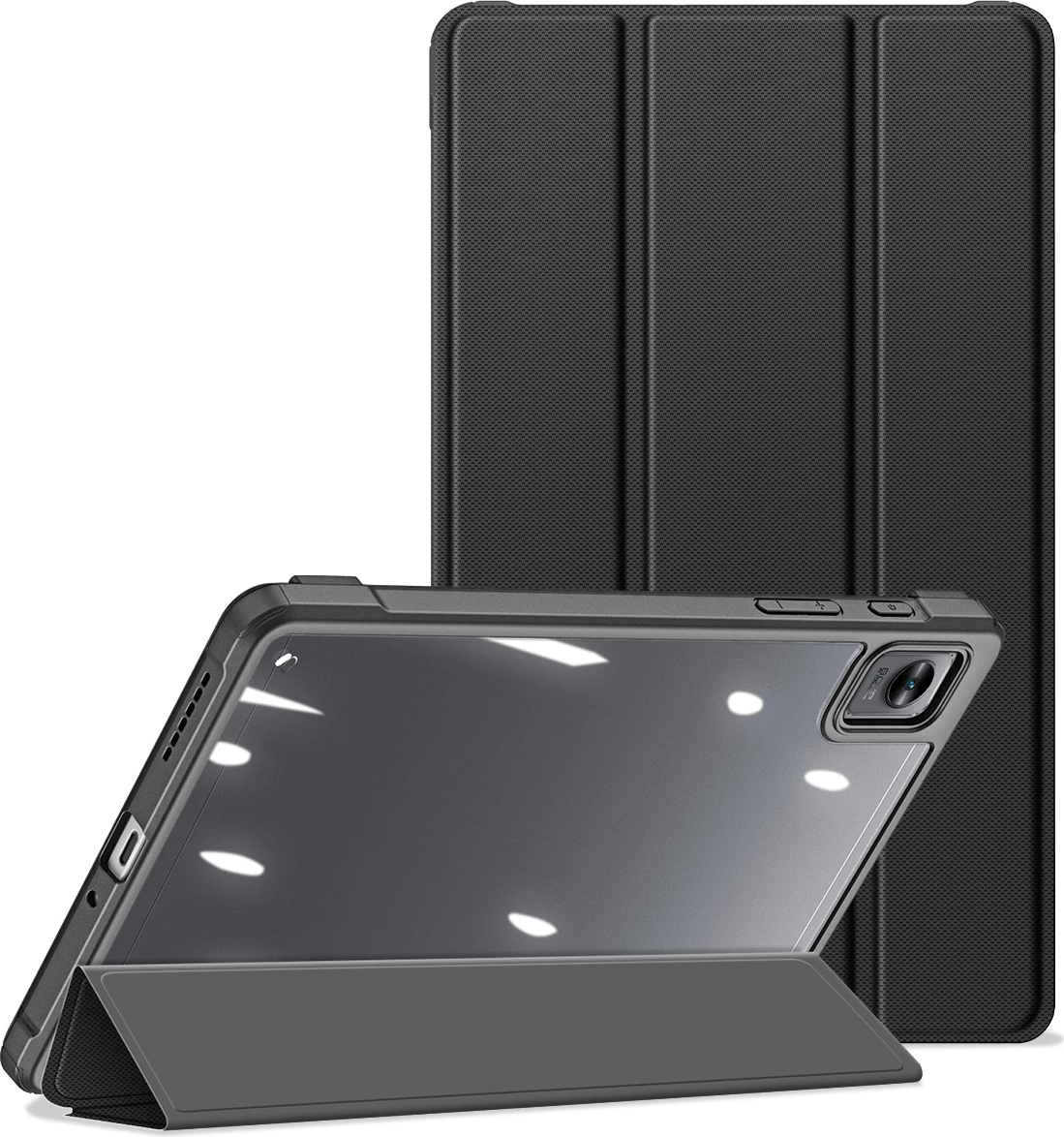 Mbështjellës Dux Ducis Toby Flip për Realme Pad Mini 8.7", i zi