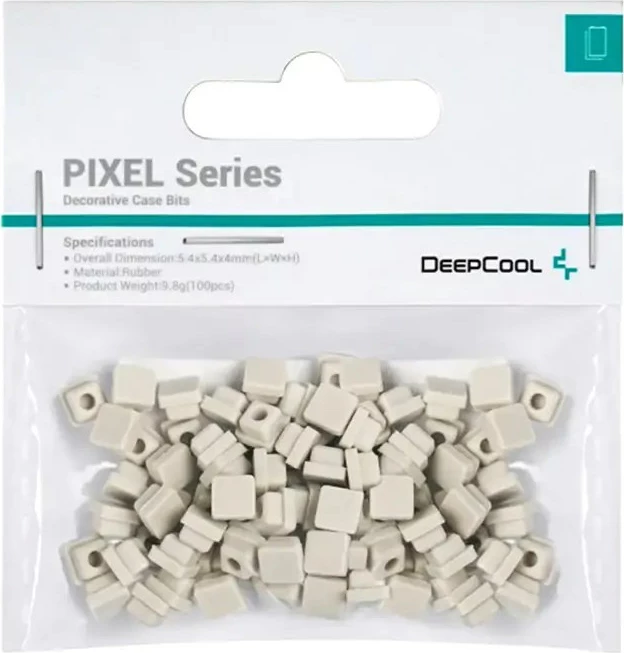 Set aksesorë dekorativë për kasë DeepCool PIXEL, 100 copë, Gri