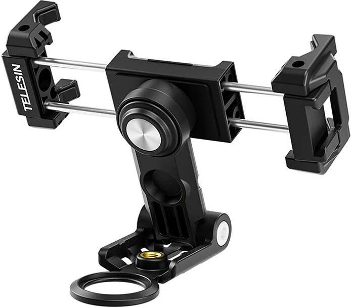 Mbajtës multifunksional për telefon Telesin PM-001, i zi