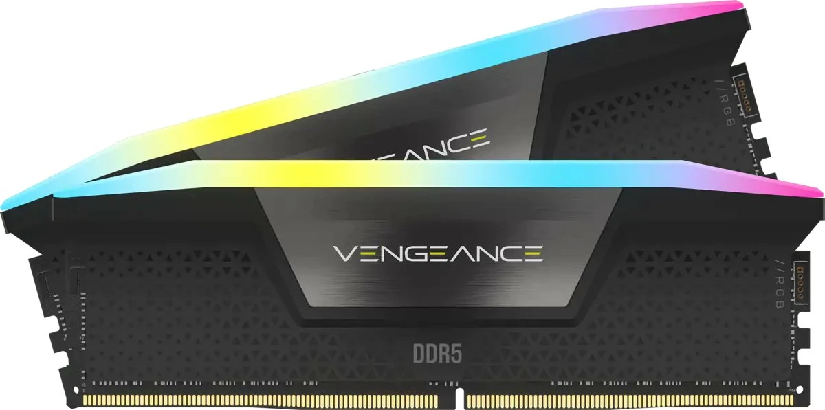 RAM Memorje Corsair Vengeance RGB 32GB (2x16GB) DDR5 7200MHz, e zezë