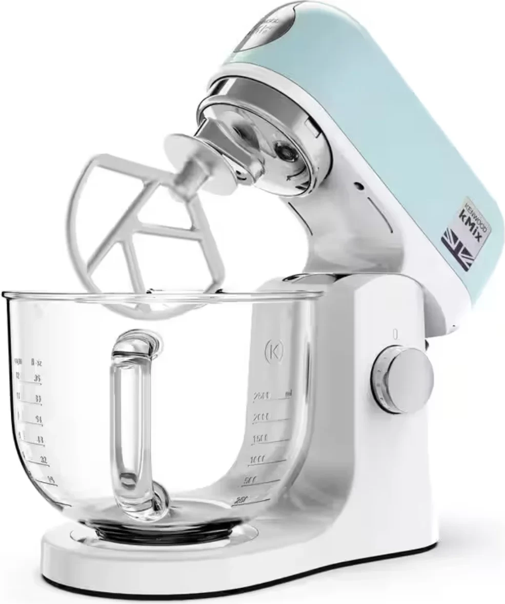 Robot kuzhine, Kenwood KMX754APB, 1000 W, tas 5 L, trup metal, tas qelqi, 3 aksesorë, pastel blu