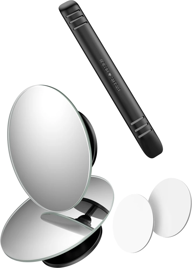 Set pasqyre anësore shtesë Baseus Full-view Blind-spot, ACMDJ-01, e zezë, 2 copë