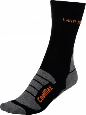 Çorape termo LAHTI PRO L3090539, 39-42, gri-portokalli, 1 palë