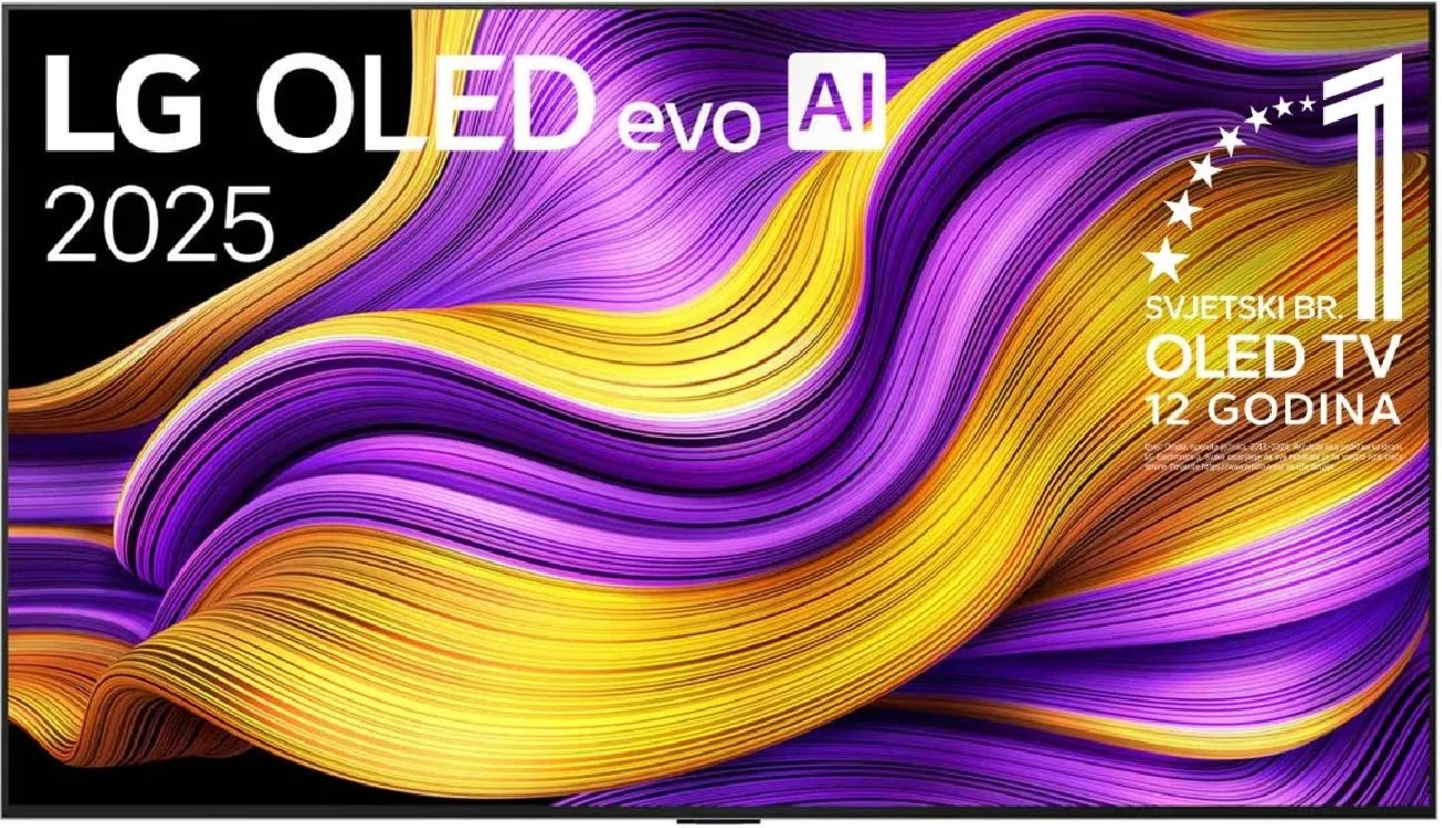TV OLED, LG, OLED55G51LW, 55", 4K UHD, Smart webOS, Alpha 11 AI Gen2, Gallery Design për mur