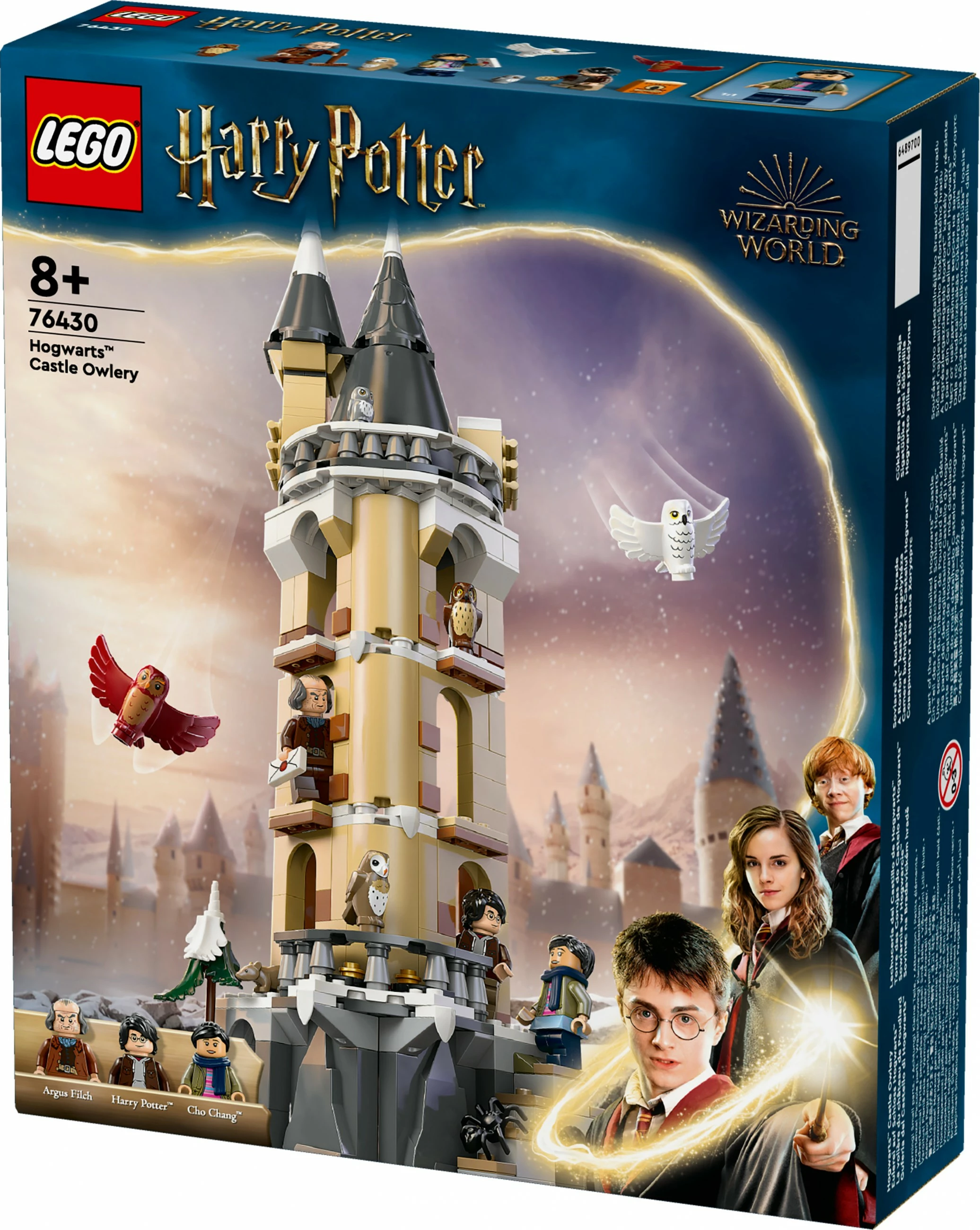 Set ndërtimi LEGO Harry Potter Hogwarts Castle Owlery 364 pjesë, multikolor