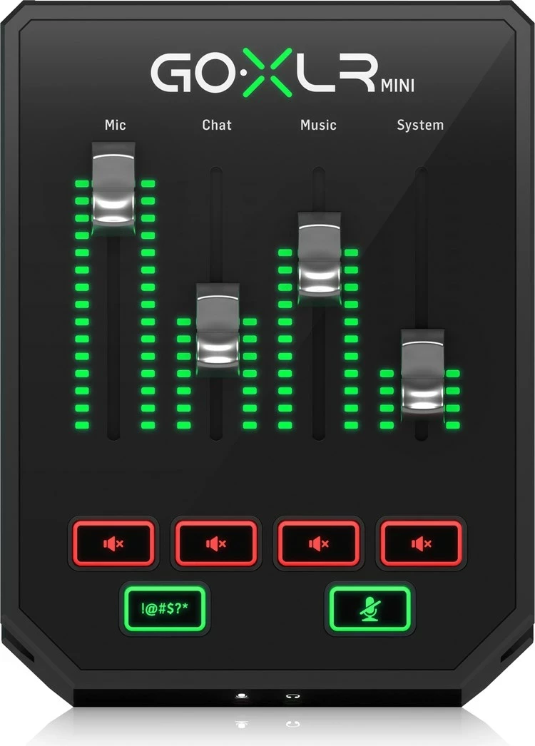 Mikser dhe ndërfaqe audio TC Helicon Go XLR Mini, ngjyrë e zezë