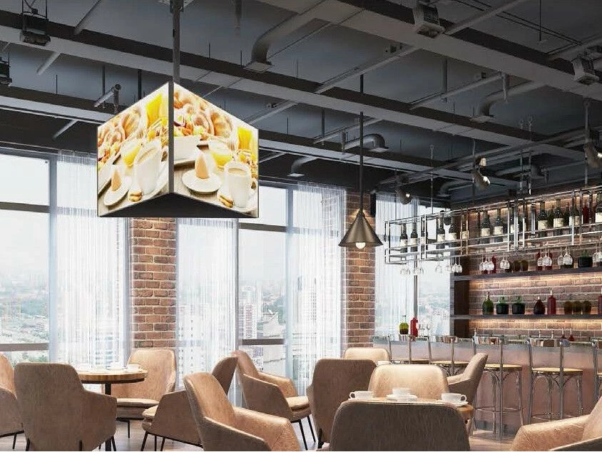 Mbajtës tavani për TV dual Equip, 32-65 inç, 80 kg, i zi