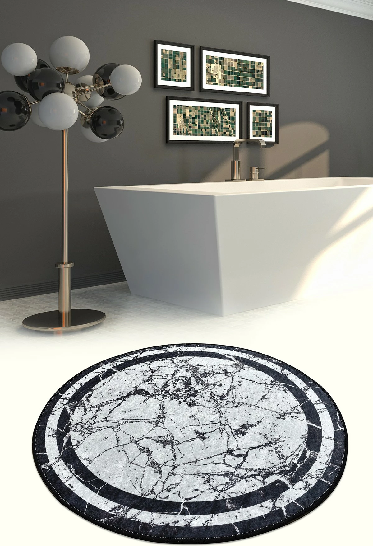 Tapet banje Mijölnir, marmor, 100cm